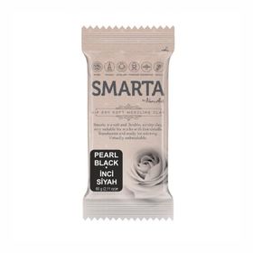 Smarta 60 g İnci Siyah Hava ile Kuruyan Modelleme Hamuru