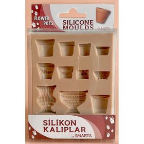 Smarta Çiçek 10x13 cm Slikon Kalıpları