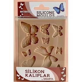 Smarta Kelebekler 10x13 cm Slikon Kalıp