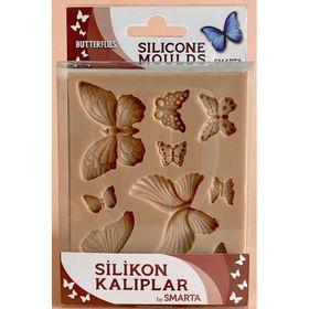 Smarta Kelebekler 10x13 cm Slikon Kalıp