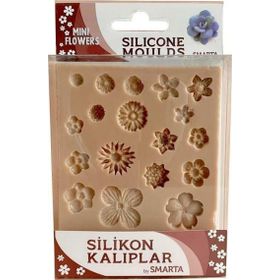 Smarta SK1013010 Küçük Çiçekler Silikon Kalıp