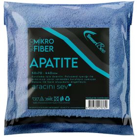 SmartBee Apatite 50x70 cm 440GSM - Mavi Mikrofiber Oto Kurulama Havlusu