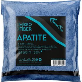 SmartBee Apatite 50x70 cm 440GSM - Mavi Mikrofiber Oto Kurulama Havlusu