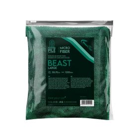 SmartBee Beast Çift Kat Twisted Pile 50x70 cm 1200GSM – Koyu Yeşil Mikrofiber Oto Kurulama Havlusu