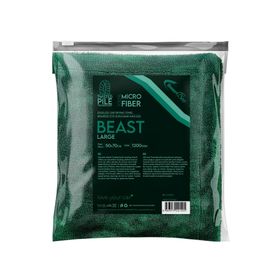SmartBee Beast Çift Kat Twisted Pile 50x70 cm 1200GSM – Koyu Yeşil Mikrofiber Oto Kurulama Havlusu