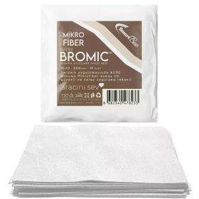 SmartBee Bromic 10'lu Suede 10x10 cm 200GSM - Beyaz Mikrofiber Seramik Uygulama Bezi