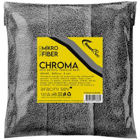 SmartBee Chroma 3'lü 40x40 265GSM - Antrasit Mikrofiber Oto Temizlik Bezi