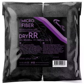 SmartBee Dryrr 2’li 40x40 cm 360gsm – Siyah Motosiklet Kurulama Havlusu
