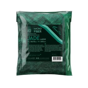 SmartBee Jade Twisted 50x70 cm 600GSM – Koyu Yeşil Pile Mikrofiber Oto Kurulama Havlusu