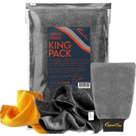 SmartBee Kingpack Mikrofiber Antrasit Oto Yıkama Paketi