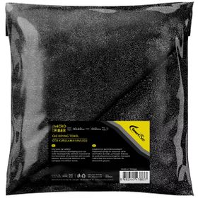 SmartBee Mikrofiber 40x60 cm 440GSM - Antrasit Çift Yüzlü Araç Kurulama Bezi