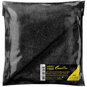 SmartBee Mikrofiber 50x70 cm 440GSM - Antrasit Çift Yüzlü Araç Kurulama Bezi