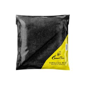 SmartBee Mikrofiber 50x70 cm 440GSM - Antrasit Çift Yüzlü Araç Kurulama Bezi
