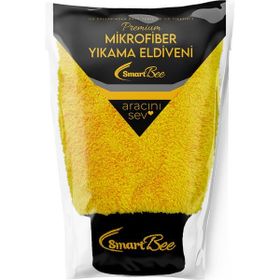 SmartBee Premium Mikrofiber Araç Yıkama ve Cila Eldiveni