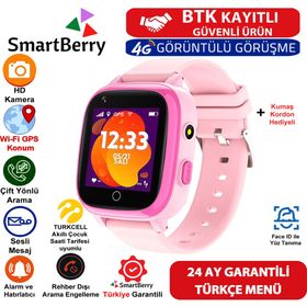 SmartBerry Z40 Pembe Çocuk Akıllı Saat