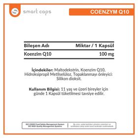 Smartcaps Koenzim Q10 30 Kapsül