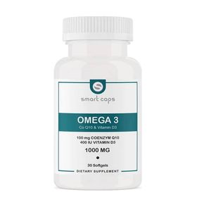Smartcaps Omega-3 Co Q10 Vitamin D3 1000 mg 30 Kapsül
