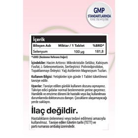 Smartcaps Selonomax Selenyum 100 mcg 100 Tablet