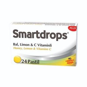Smartdrops C Vitaminli Bal Limon Aromalı 24 Pastil