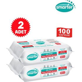 Smarter 100 Yaprak Beyaz Sabun Kokulu Yüzey Temizlik Havlusu