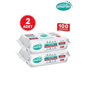 Smarter 100 Yaprak Beyaz Sabun Kokulu Yüzey Temizlik Havlusu