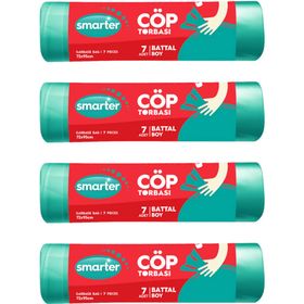 Smarter 4'lü Battal Boy Çöp Torbası