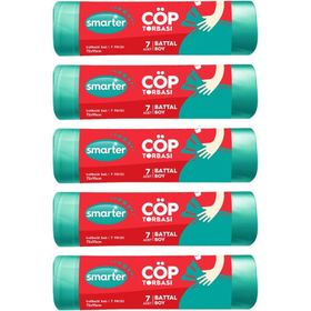 Smarter 5'li Battal Boy Çöp Torbası