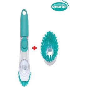Smarter Deterjan Hazneli Bulaşık Fırçası + Yedek Fırça