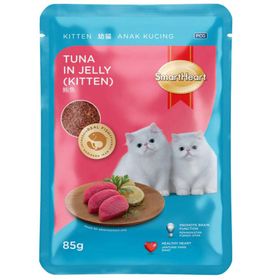 Smartheart Kitten Ton Balıklı Jelly 85 gr Yavru Kedi Yaş Maması