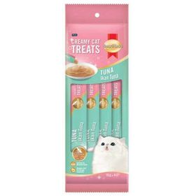 Smartheart Kremalı Ton Balıklı 4x15 gr Ek Besin ve Kedi Ödülü