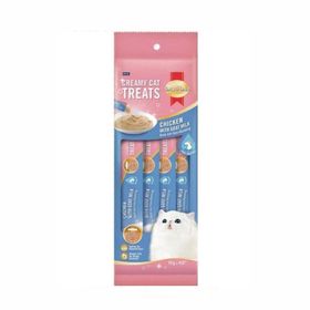 Smartheart Tavuklu ve Keçi Sütlü 4x15 gr Krema Kedi Ödülü
