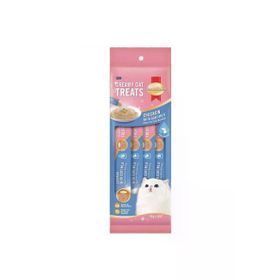 Smartheart Tavuklu ve Keçi Sütlü 4x15 gr Krema Kedi Ödülü