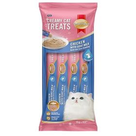 Smartheart Tavuklu ve Keçi Sütlü 4x15 gr Krema Kedi Ödülü