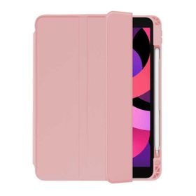 Smcase Apple iPad 10.2 2021 9. Nesil Standli Kalem Bolmeli Arkasi Seffaf NT1 Kılıf