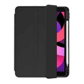 Smcase Apple iPad 10.2 2021 9. Nesil Standli Kalem Bolmeli Arkasi Seffaf NT1 Kılıf