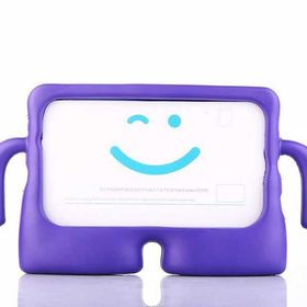 Smcase Apple iPad 10.2 8. Nesil Tutacakli Çocuklar Icin Silikon İB1 Kılıf