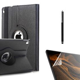 Smcase Apple iPad 9.7 2017 5. Nesil 360 Dönebilen Koruma Kapakli Standli DN22 Nano Kalem Kılıf