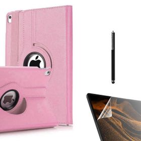 Smcase Apple iPad 9.7 2017 5. Nesil 360 Dönebilen Koruma Kapakli Standli DN22 Nano Kalem Kılıf