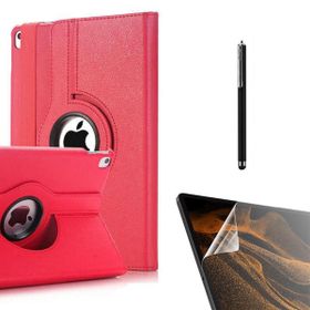 Smcase Apple iPad 9.7 2017 5. Nesil 360 Dönebilen Koruma Kapakli Standli DN22 Nano Kalem Kılıf