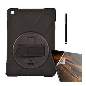 Smcase Apple iPad 9.7 2017 Tablet Tank Koruma Defender Standli DF11 Nano Kalem Kılıf