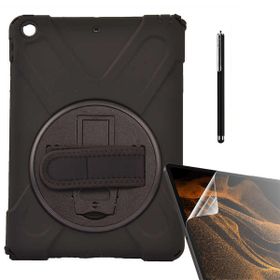 Smcase Apple iPad 9.7 2017 Tablet Tank Koruma Defender Standli DF11 Nano Kalem Kılıf