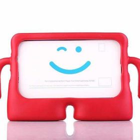 Smcase Apple iPad 9.7 2018 6. Nesil Tutacakli Cocuklar Icin Silikon İb1 Kılıf