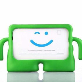 Smcase Apple iPad 9.7 2018 6. Nesil Tutacakli Cocuklar Icin Silikon İb1 Kılıf