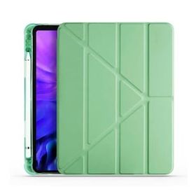 Smcase Apple iPad Air 10.9 2020 4. Nesil Katlanabilir Standli Pu Silikon TF1 Kılıf