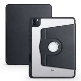 Smcase Apple iPad Air 10.9 2022 5. Nesil Smart Kapakli Kalem Bölmeli Termik Arkasi Seffaf T1 Kılıf