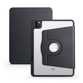 Smcase Apple iPad Air 10.9 2022 5. Nesil Smart Kapakli Kalem Bölmeli Termik Arkasi Seffaf T1 Kılıf