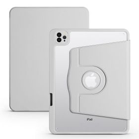 Smcase Apple iPad Air 10.9 2022 5. Nesil Smart Kapakli Kalem Bölmeli Termik Arkasi Seffaf T1 Kılıf