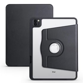Smcase Apple iPad Air 10.9 2022 5. Nesil Smart Kapakli Kalem Bölmeli Termik Arkasi Seffaf T1 Kılıf