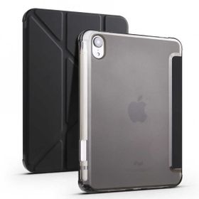 Smcase Apple iPad Mini 2021 6. Nesil Katlanabilir Standli Pu Silikon TF1 Kılıf