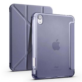Smcase Apple iPad Mini 2021 6. Nesil Katlanabilir Standli Pu Silikon TF1 Kılıf